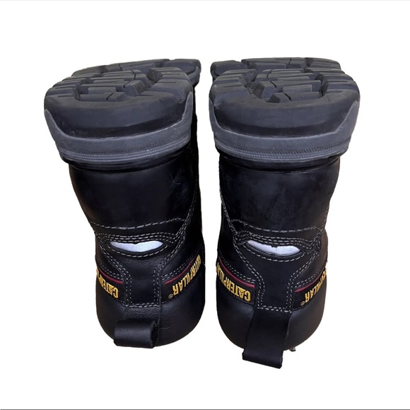 Caterpillar Mens Precision Comp Toe Waterproof Work & Safety Boots Black 9 Wide - Picture 8 of 10